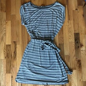 *SALE* LOFT belted striped dress, size medium